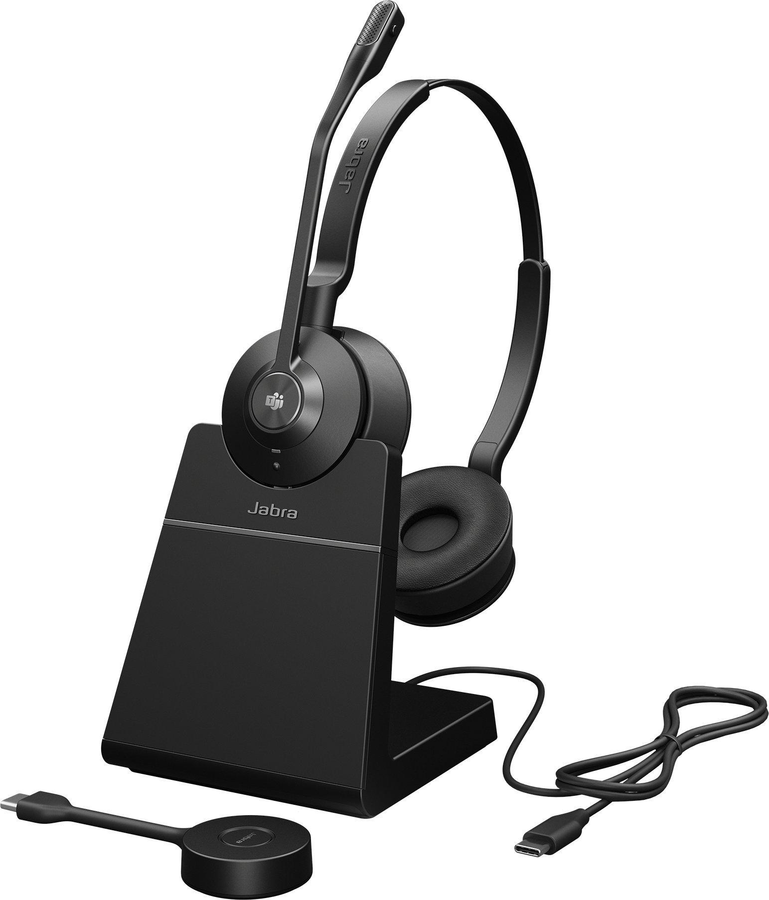 Ausinės su įkrovimo stotimi Jabra Engage 55 MS Stereo USB-C