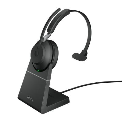 Ausinės su įkrovimo stotimi Jabra Evolve2 65 UC Mono USB-A
