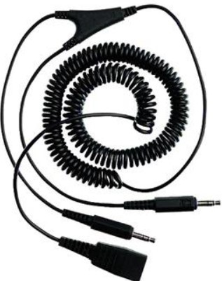 Laidas Jabra QD 2 x 3,5 mm 0,5-2 m