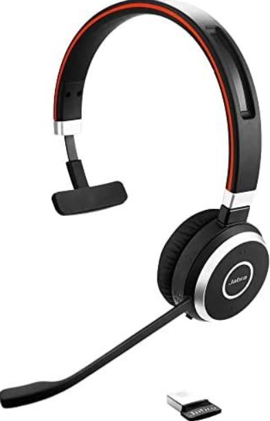 Ausinės su stovu Jabra Evolve 65 SE MS Mono Link380a