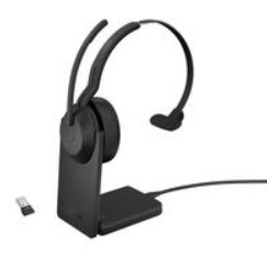Ausinės sus stovu Jabra Evolve2 55  Link380a UC Mono
