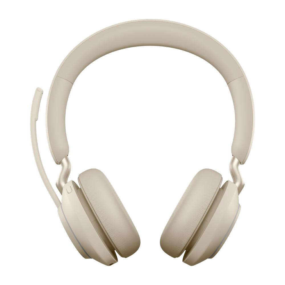 Ausinės Jabra Evolve2 65 MS Stereo USB-C Beige
