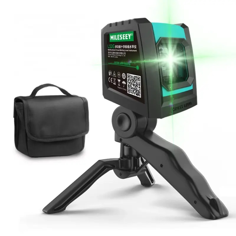 Kryžminis lazerinis nivelyras Mileseey L52G