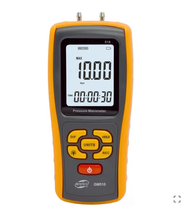 Slėgio matuoklis Benetech GM510