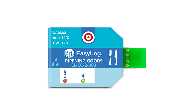 Vienkartinis nokinamų produktų temperatūros ir drėgmės duomenų kaupiklis EasyLog EL-CC-2-003 PK10