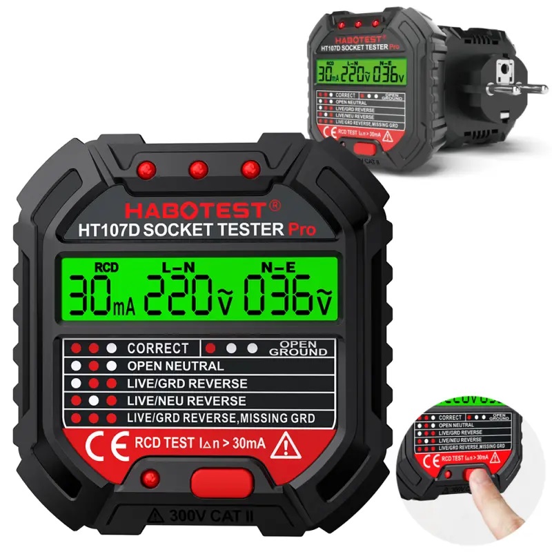 Elektros lizdo matuoklis Habotest HT107D