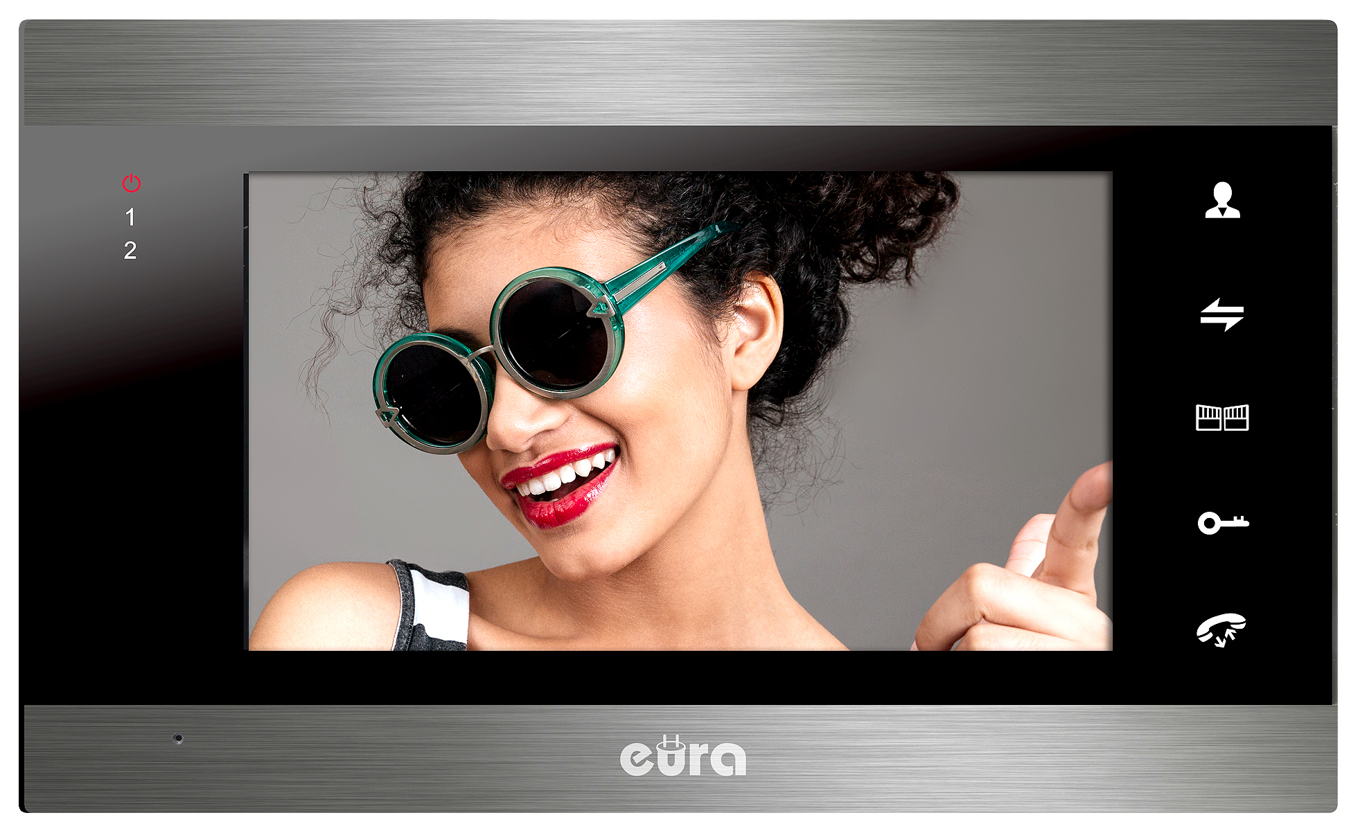 Monitorius Eura VDA-01C5 Black