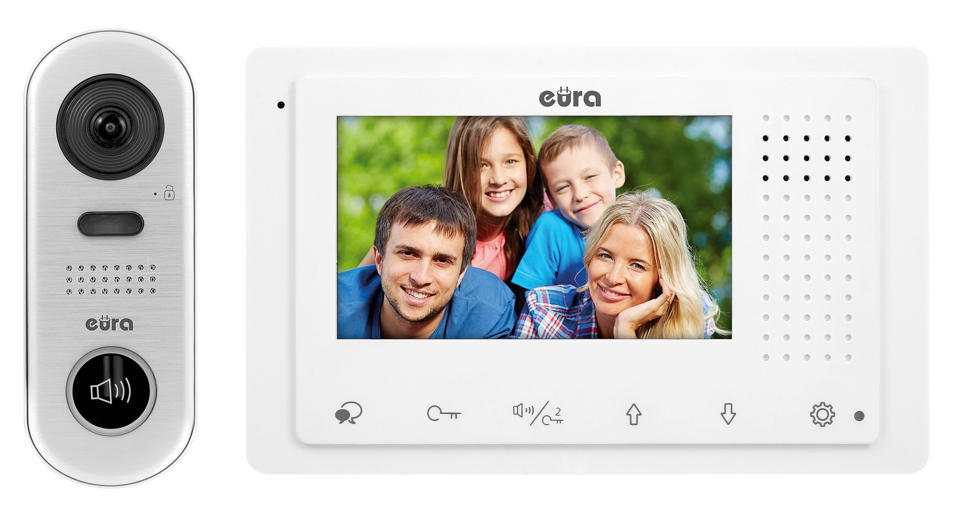 Vaizdo domofonas Eura VDP-62A5 White