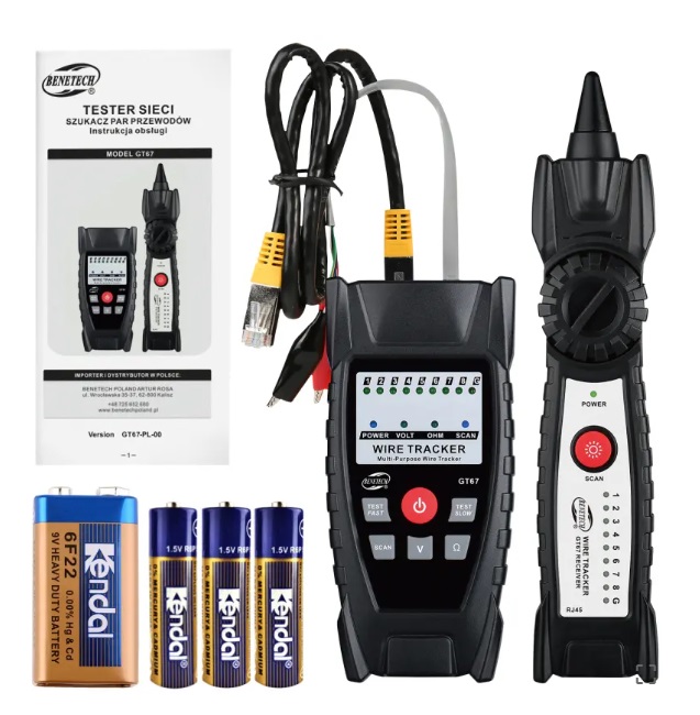 Elektros laidų ieškiklis Benetech GT67