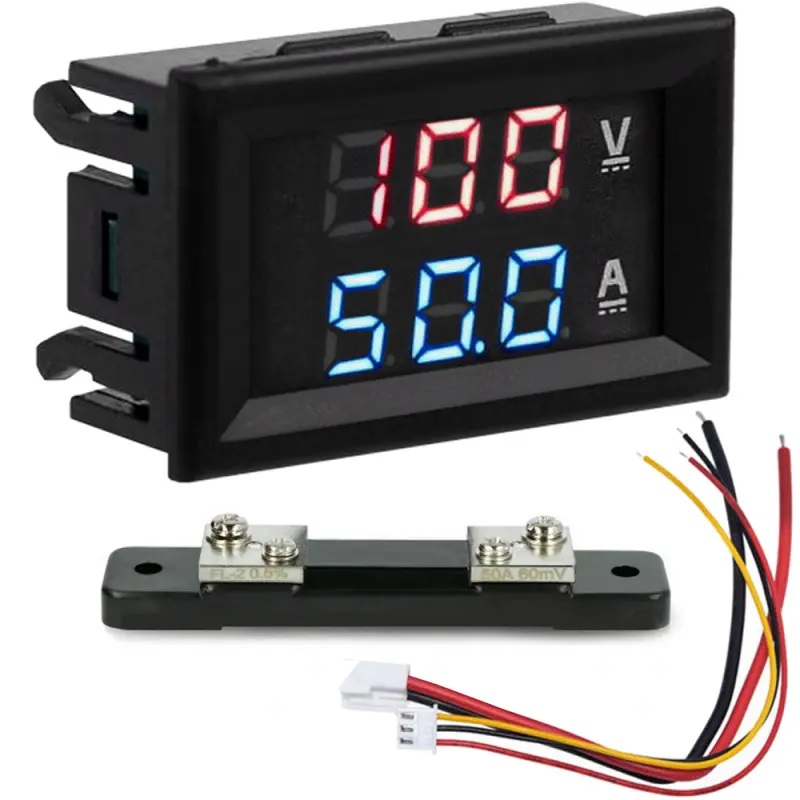 Ampermetras-voltmetras Benetech TMP-DC-50A