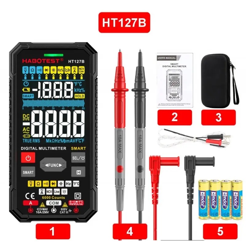 Multimetras Habotest HT127B