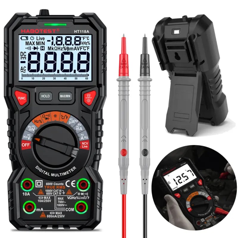 Skaitmeninis multimetras Habotest HT118A 