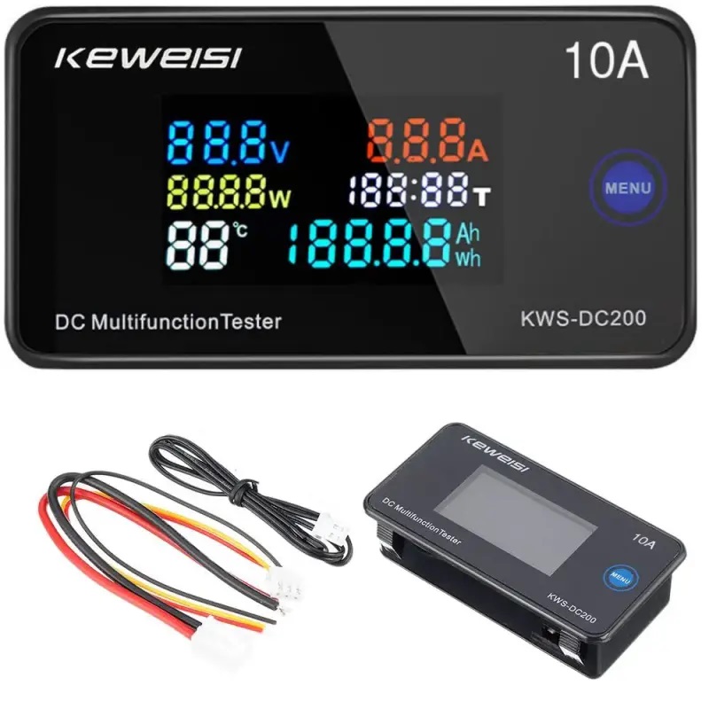 Ampermetras-voltmetras KWS-DC200 10A