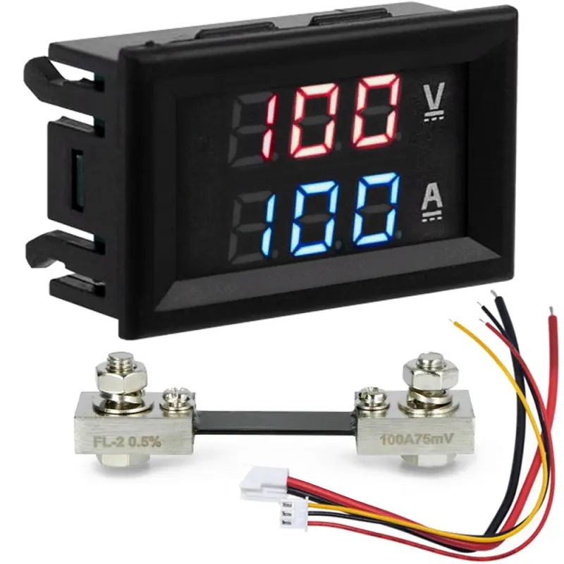 Ampermetras-voltmetras Benetech TMP-DC-100A