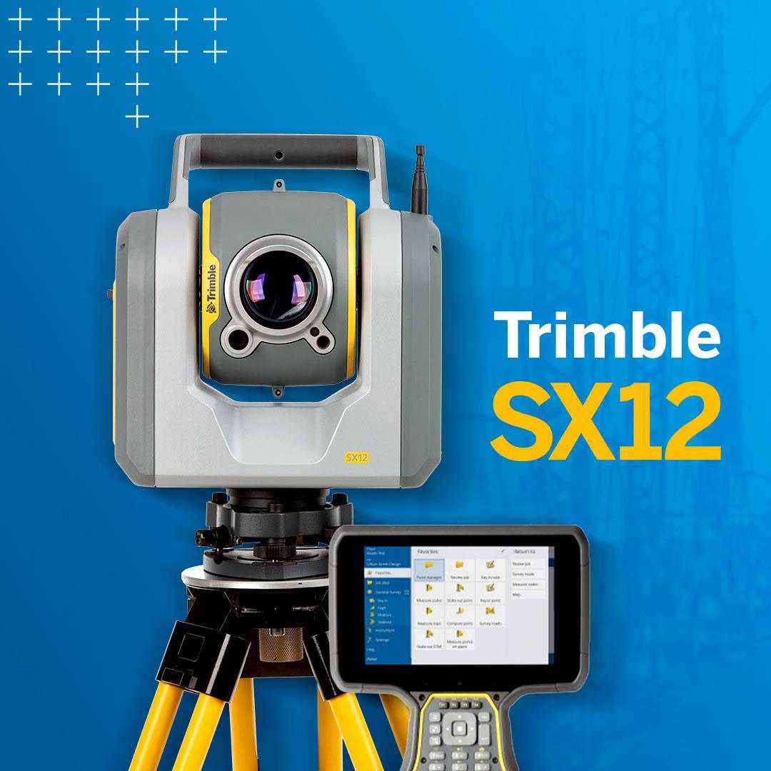 Skenuojantis robotizuotas tacheometras TRIMBLE SX12