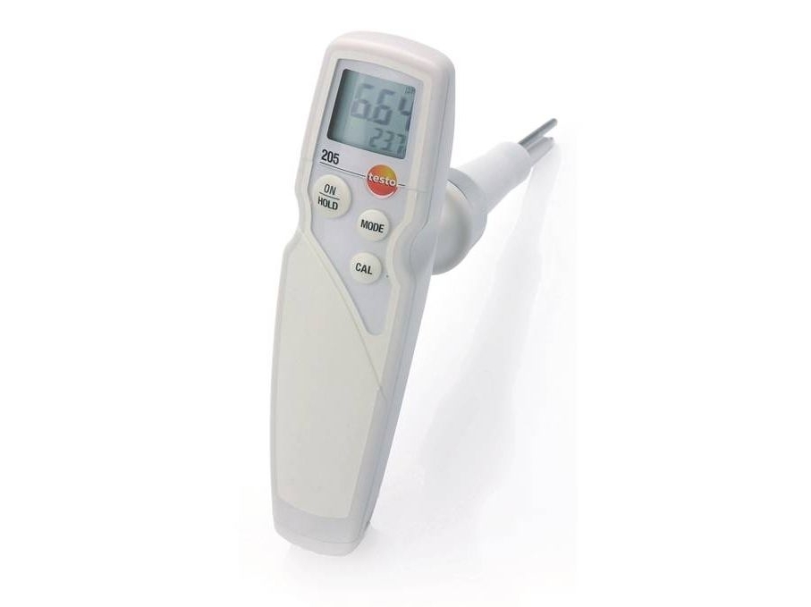 Maisto pH ir temperatūros matuoklis Testo 205