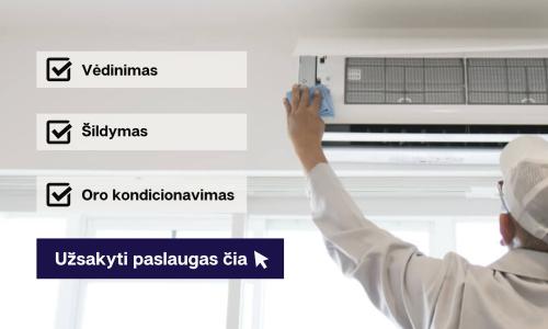 Vėdinimas, šildymas, oro kondicionavimas