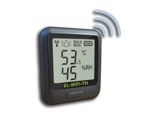 Bevielio ryšio temperatūros ir drėgmės duomenų kaupiklis EL-WiFi-TH