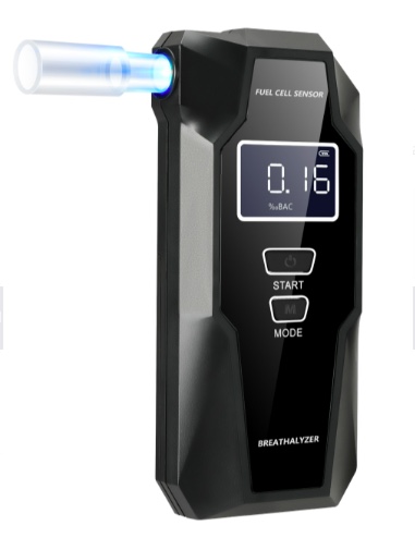 Alkotesteris Alcoalert LT plius su elektrocheminiu platinos jutikliu (atnaujinta versija)