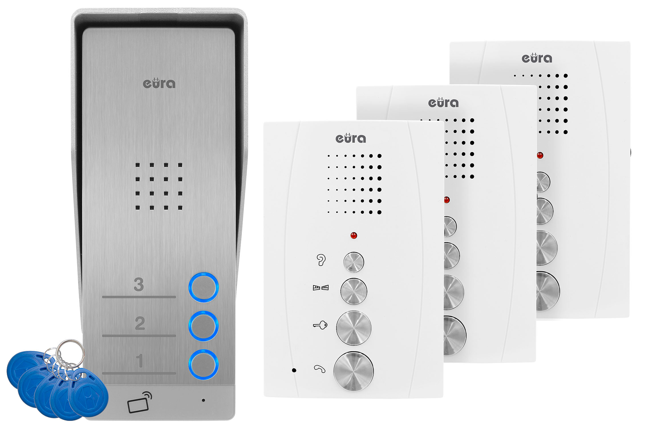 Domofonas Eura ADP-63A3  - baltas