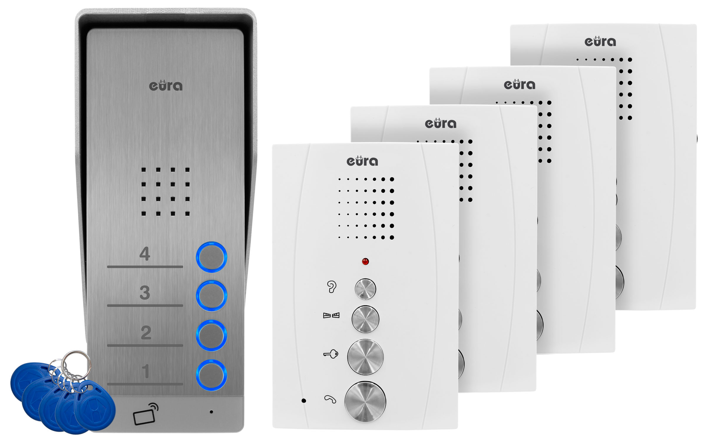 Domofonas Eura ADP-64A3 - baltas