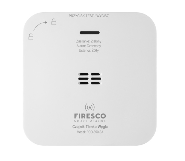 Anglies monoksido (smalkių) detektorius FIRESCO FCO-850 SA