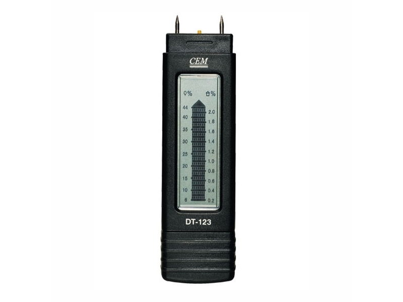 Medienos ir įvairių medžiagų drėgmės matuoklis DT-123