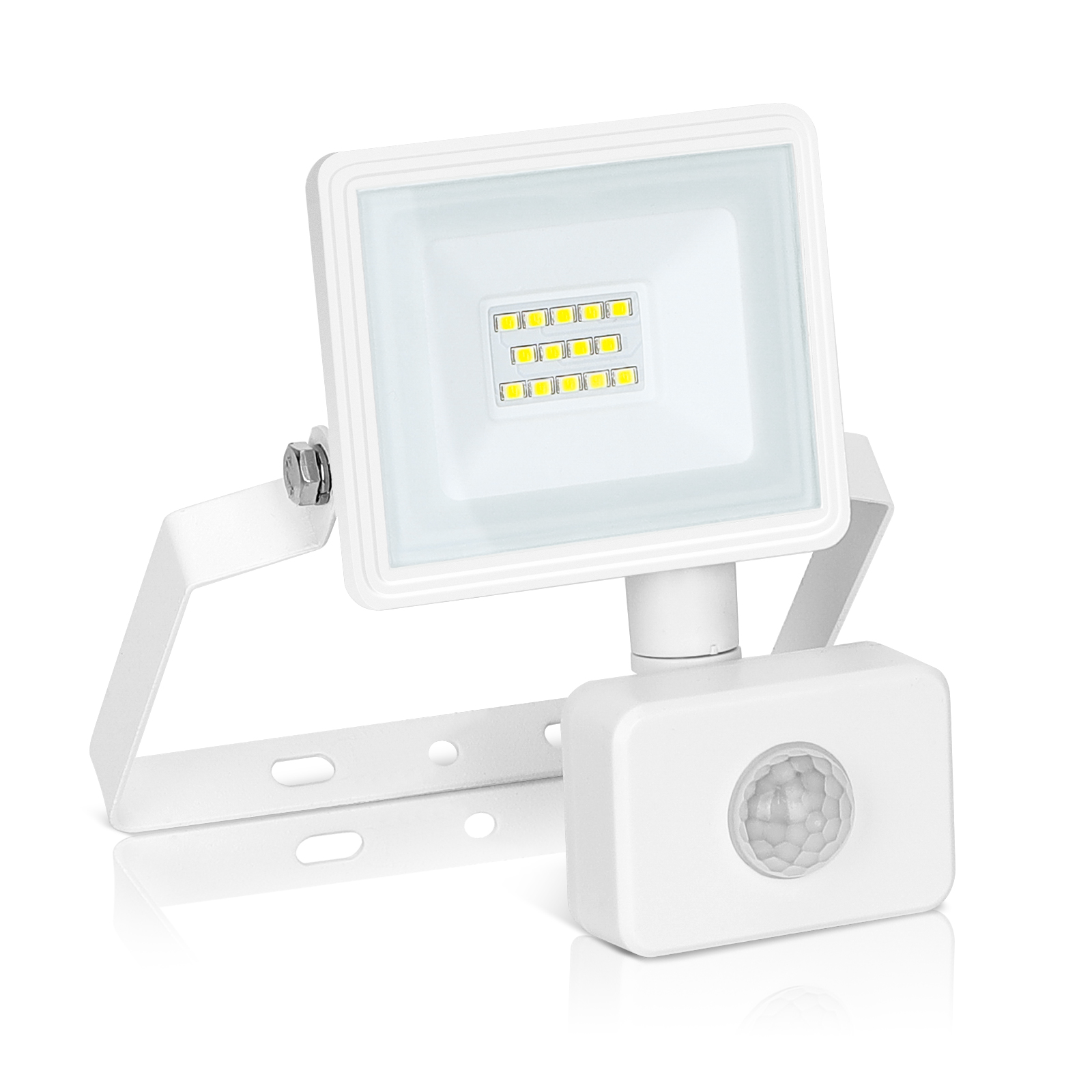 LED lempa su judesio jutikliu 10W 4000K 202590